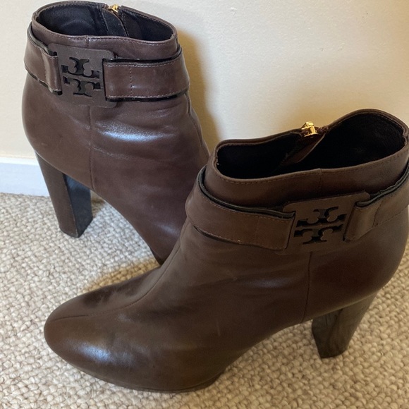Tory Burch Barrick coconut brown bootie size 10M - Picture 6 of 9